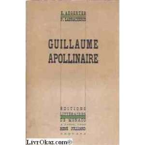  Guillaume Apollinaire Emmanuel Aegerter Books