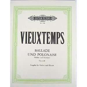   38 (Ausgabe fur Violine und Klavier, #2581) Henri Vieuxtemps Books