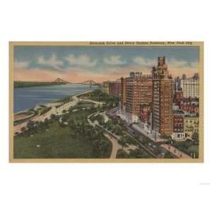   , NY   Riverside Drive and Henry Hudson Parkway Premium Poster Print