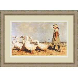   To Pastures New by Sir James Guthrie   Framed Artwork