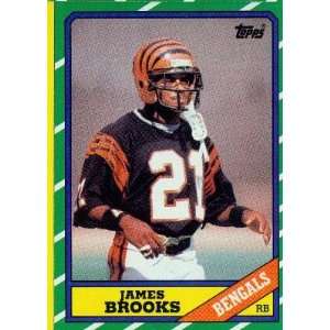  1986 Topps #256 James Brooks   Cincinnati Bengals 