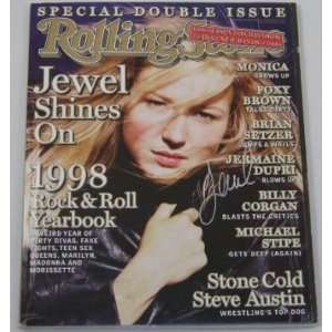  Jewel Hand Signed Autographed Magazine 12/98 Everything 
