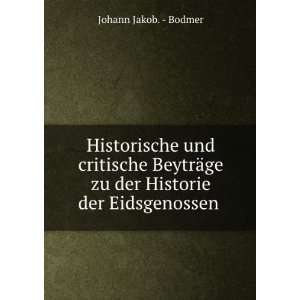   Erkl (German Edition) (9785874946586) Johann Jakob.   Bodmer Books