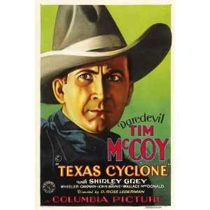  Texas Cyclone Poster Movie B 11 x 17 Inches   28cm x 44cm Tim McCoy 