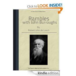 Rambles with John Burroughs Robert John de Loach  Kindle 