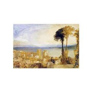  Arona Lago Maggiore by Joseph M.W. Turner. size 14 inches 