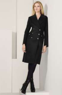 Burberry London Double Breasted Wool & Cashmere Coat  