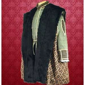  The Tudors King Henry VIII Brocade Courtly Cape 
