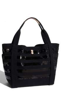 Wallace Ava Sequin Stripe Canvas Tote  