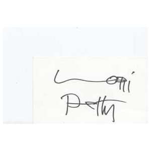 LORI PETTY Signed Index Card In Person