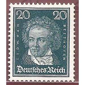  Postage Stamp Ludwig Van Bethoven Scott 357 OGMLHVF 