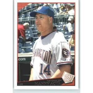  2009 Topps #318 Manny Acta MG   Washington Nationals 