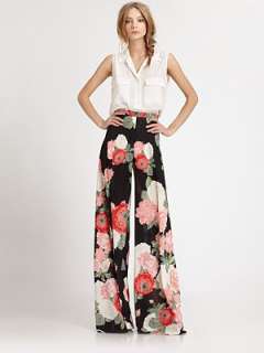 High waist Flat front Wide leg Rise, about 12 Inseam, about 45 97% 