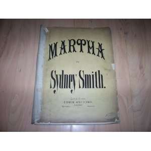  Martha (sheet music) Sydney Smith Books