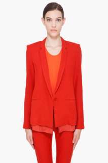 Kimberly Ovitz Rust Red Kai Blazer for women  