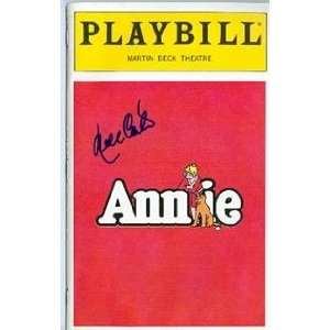   Annie autographed Broadway Playbill by Nell Carter