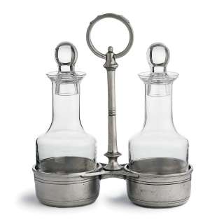 Arte Italica Pewter Oil and Vinegar   Kitchen   Categories   Home 