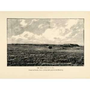  1903 Print Susa Boudier Dieulafoy Mound Persia Excavation 