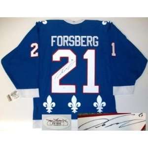 Peter Forsberg Signed Uniform   Vintage