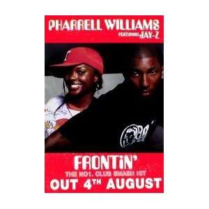  PHARRELL WILLIAMS Frontin Music Poster