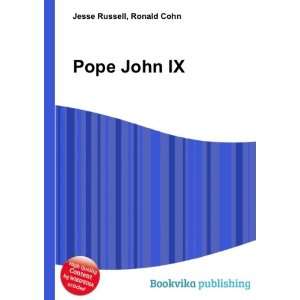 Pope John IX [Paperback]