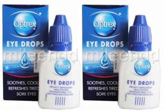 OPTREX 2X 10ML EYE DROPS SOOTHES COOL REFRESH  