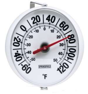  Diameter Outdoor Fahrenheit & Celsius Thermometer 071589700308  