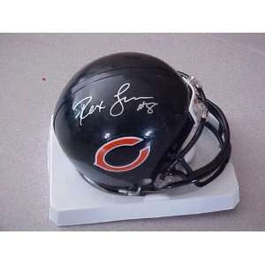 Rex Grossman Hand Signed Autographed Chicago Bears Riddell Football 