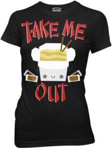 Chinese Food Kawaii Not Take Me Out Womans Shirt  