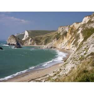 St. Oswalds Bay Beach and Cliffs, Dorset, England, United Kingdom 
