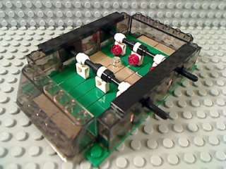 LEGO FOOSBALL TABLE Top Soccer Football City Town Sport Bar Game Grass 