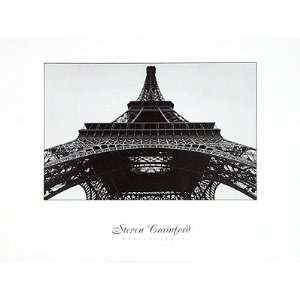  Eiffel Tower by Steven Crainford   18 x 24 inches   Fine 