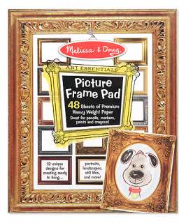 PICTURE FRAME PAD~48pp on Heavy 11x13 Melissa & Doug 000772037679 