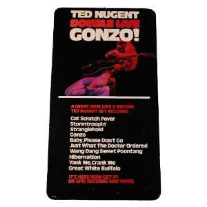 Ted Nugent 1978 Double Live Gonzo Promo store Mobile display