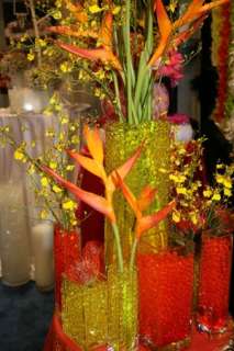   are ideal for use in fresh flower arrangements in a crystal cut vase