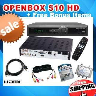 Openbox S10 Mini HD PVR FTA Receiver + Free Bonus Items  