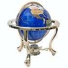 21 Blue Lapis Gold GEMSTONE WORLD GLOBE MAPS GLOBES  