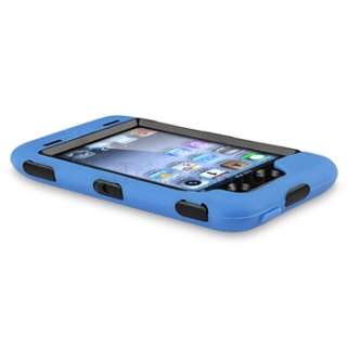   ipod touch 4th generation black hard blue skin quantity 1 keep your