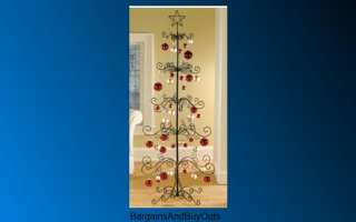 Metal Scroll Ornament Display Tree 88 354017 Black  