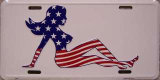 Table Lamp Patriotic Truck Flap Girl NEW with shade  