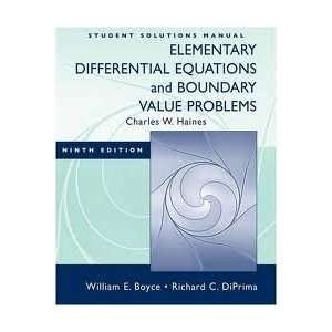   Boundary Value Problems 8e (8581000036616) William E. Boyce Books
