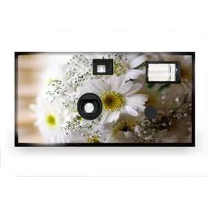 com 10 Pack Wedding Bucket of White Flowers Wedding Disposable Camera 
