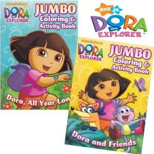   Dora the Explorer Coloring Book Set (2 Coloring Books) Toys & Games