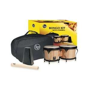   Bongo Kit (Includes Cowbell, Beater and Case) Musical Instruments