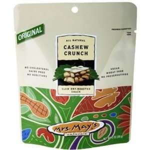  Mrs. Mays Dry Roasted Snack, Cashew Crunch, 5 oz Pouches 