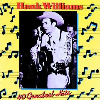 Hank Williams 40 Greatest Hits 2 CD NEW (UK Import) 042282123329 