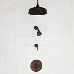 Glenley Pressure Balance Shower System with Dual Showerheads   Lever 
