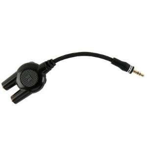  New Monster Cable Iphone Stereo Y Adapter Dual Volume 