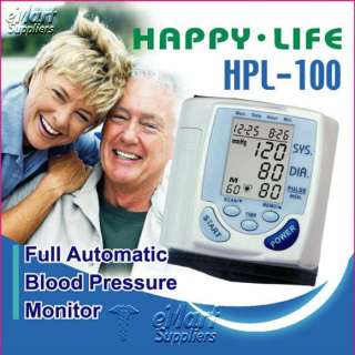 Blood Pressure and Pulse Monitor   Fully Automatic  