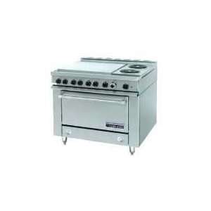   Mixed Top Electric Range   4 Sections & 2 Burners